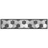 Tessile D'Arredo|Passatoia in vinile "runner" fantasia "grey exagons", 240x50 cm