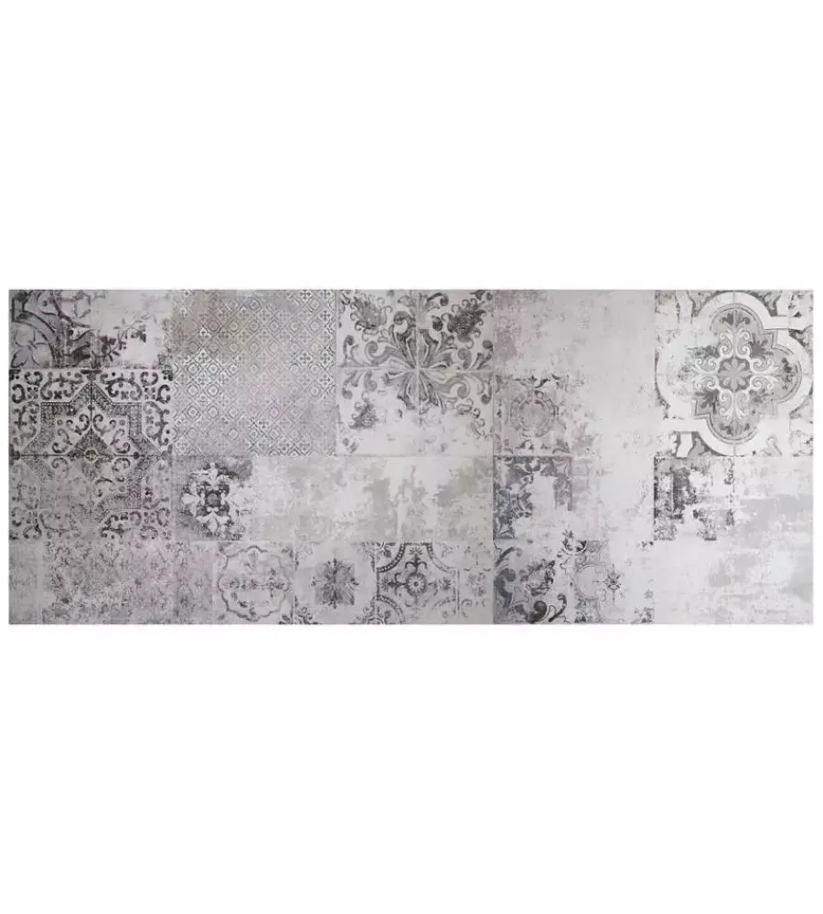Tessile D'Arredo|Passatoia in vinile "runner" fantasia "whispering stone", 120x50 cm