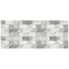 Tessile D'Arredo- Passatoia in vinile "runner" fantasia "artistic cement", 120x50 cm
