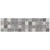 Tessile D'Arredo- Passatoia in vinile "runner" fantasia "azulejos vintage", 180x50 cm