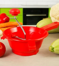Discount Passaverdure con 3 accessori rosso Conservazione Alimenti