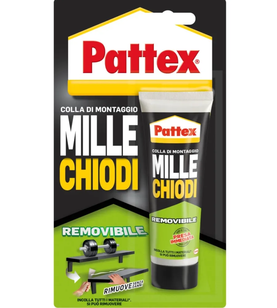 Colle- Pattex millechiodi removibile blister 100g