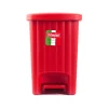 Raccolta Differenziata|Pattumiera a pedale "margherita" - 20 litri - colore rosso.