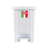 Raccolta Differenziata|Pattumiera  a pedale "margherita" - 20 litri - colore bianco
