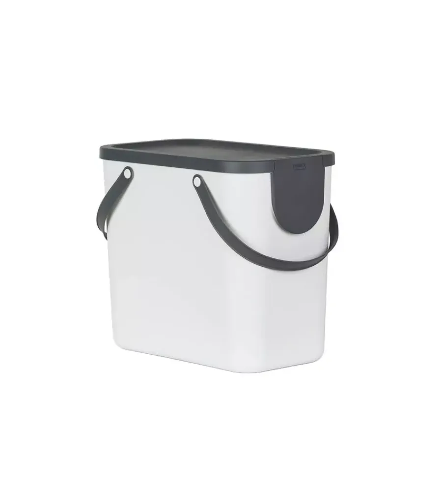 Outlet Pattumiera "albula" colore bianco da 25 litri Raccolta Differenziata