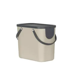 Outlet Pattumiera "albula" tortora 25 litri Raccolta Differenziata