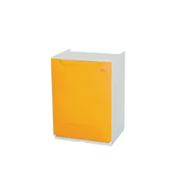 New Pattumiera "eco-logico" in polipropilene giallo 34x29x47 cm Ordine E Sistemazione