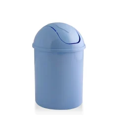 Accessori Bagno- Pattumiera con cupola basculante da 6 litri.