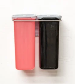 Discount Pattumiera da pannello 2 secchi 9 lt Raccolta Differenziata