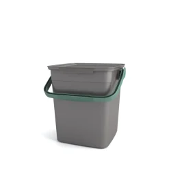 Raccolta Differenziata-Keter Pattumiera per rifiuti organici "smart container bio compost" in polipropilene con manico, 25,5x23x25 cm