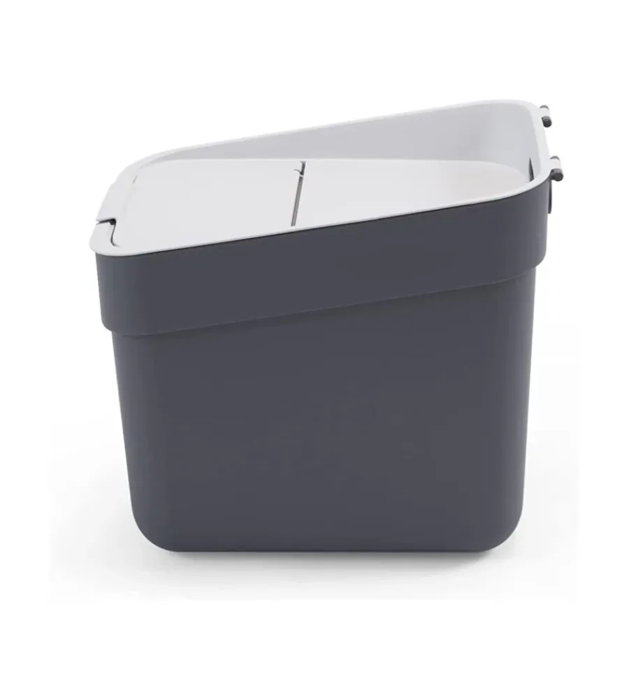 New Pattumiera "ready" grigio scuro 20 litri Raccolta Differenziata