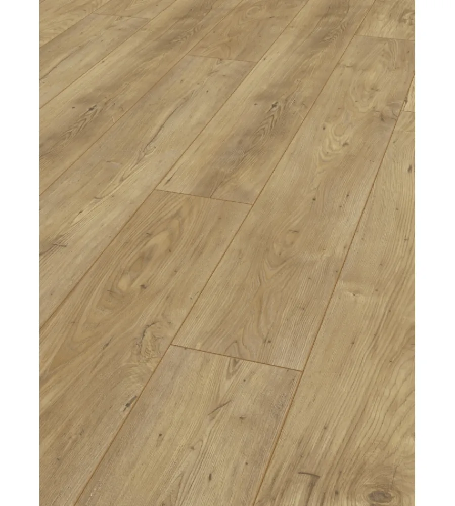 New Pavimento laminato castagno chiaro 10mm ac5 1,598 m² linea chalet Porte, Scale E Pavimenti