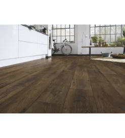 Porte, Scale E Pavimenti-Kimono Pavimento laminato castagno scuro 10mm ac5 1,598 m² linea chalet