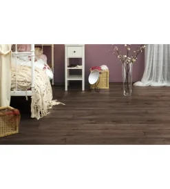Porte, Scale E Pavimenti-Kimono Pavimento laminato rovere bruno 12mm ac5 1,387 m² linea mammut