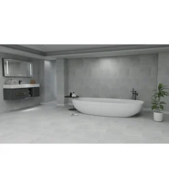 Porte, Scale E Pavimenti-Kimono Pavimento spc 4,5 mm robust cemento zurich 2,506 mq, 5,5x457x914 mm -