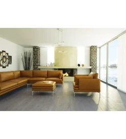 Porte, Scale E Pavimenti-Kimono Pavimento spc 4mm rovere grigio+1mm tappetino 2,196 m² ac5 linea robust