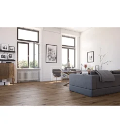 Porte, Scale E Pavimenti-Kimono Pavimento spc 4mm rovere scuro +1mm tappettino 2,196 m² ac5 linea robust