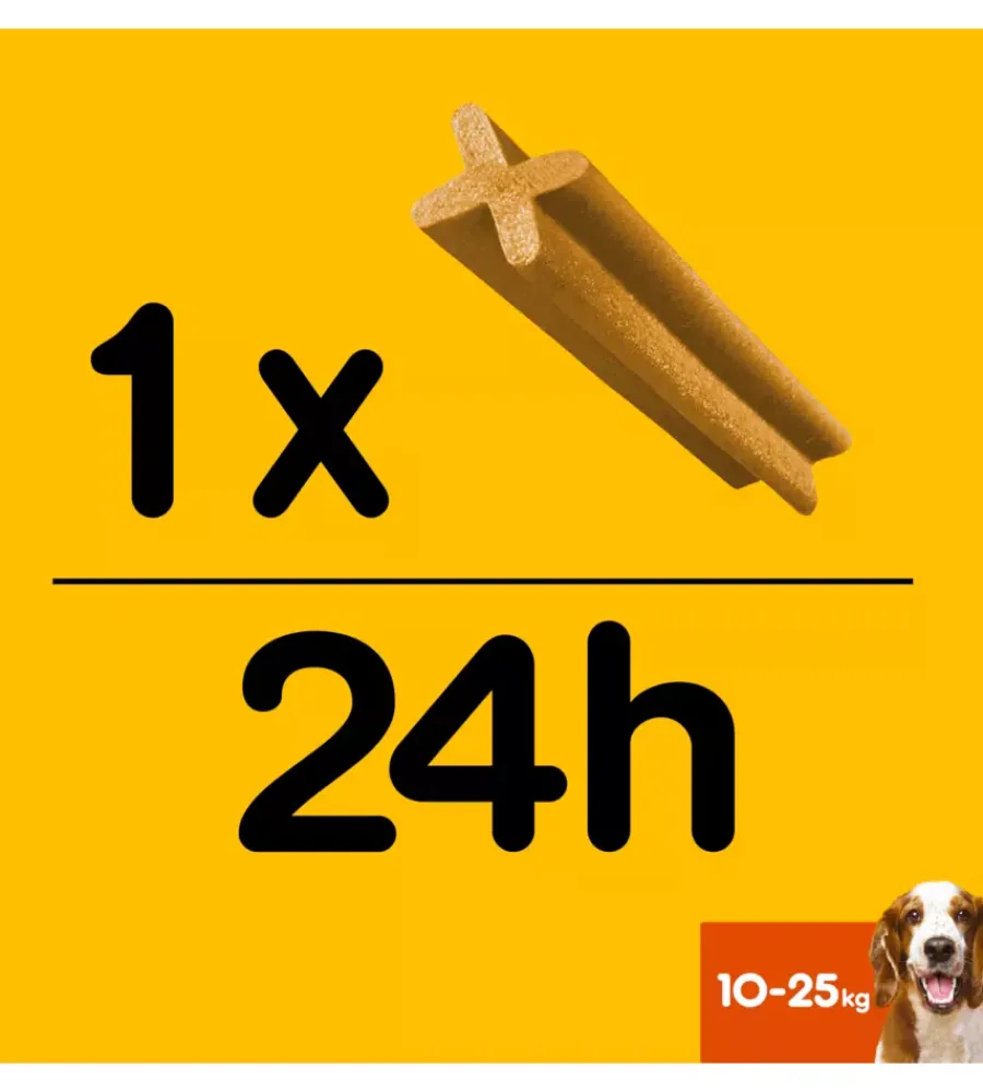 Stick-Pedigree - dentastix snack igiene orale medium, 56 pz