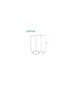 Mobiletti Multiuso|Pensile 2 ante rovere scuro, 60x72x30 cm
