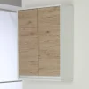 Hot Pensile bagno bianco rovere, 60x24x80 cm Mobiletti Multiuso