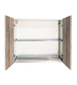 Cucina|Pensile da cucina con scolapiatti "sky", 80 cm