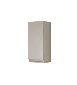 Outlet Pensile sospeso tortora con 1 anta e 2 ripiani, 30x69x25cm Mobiletti Multiuso