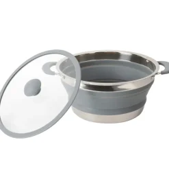 Campeggio-Brunner Pentola da campeggio collassabile "volcano fold-away ø 20" in plastica e acciaio inox