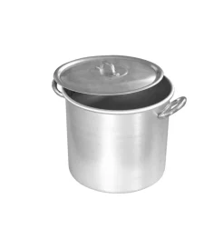 Conservazione Alimenti|Pentola in alluminio con coperchio 32 cm