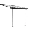 Coperture Per Esterno E Accessori-EuroGarden Pergola addossata da esterno "memphis" in alluminio 303x295x305 cm