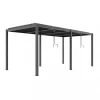 Coperture Per Esterno E Accessori- Pergola bioclimatica elica garden antracite 7,8x4x2,5 m