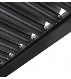 Coperture Per Esterno E Accessori- Pergola bioclimatica elica garden antracite 7,8x4x2,5 m