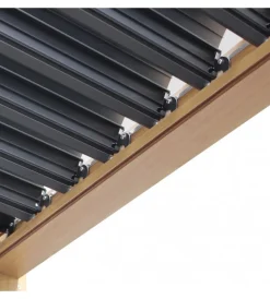 Coperture Per Esterno E Accessori|Pergola bioclimatica elica garden effetto legno 294x394x250 cm