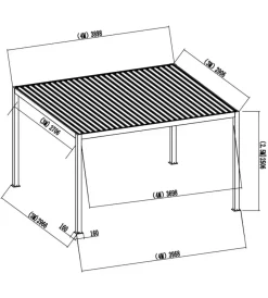 Coperture Per Esterno E Accessori|Pergola bioclimatica motorizzata riviera 