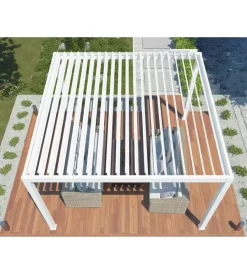 Coperture Per Esterno E Accessori- Pergola bioclimatica motorizzata riviera