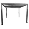 Coperture Per Esterno E Accessori- Pergola bioclimatica riviera "solanum plus" in alluminio antracite 300x400x240 cm