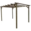 Discount Pergola da esterno libera in legno di pino 300x400x250 cm Coperture Per Esterno E Accessori
