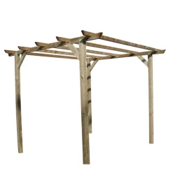Coperture Per Esterno E Accessori|Pergola da esterno libera in legno di pino 300x300x250 cm