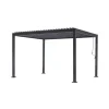 Online Pergola solaria "texas" in alluminio antracite 3x4 mt Coperture Per Esterno E Accessori
