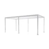Coperture Per Esterno E Accessori|Pergola solaria "texas" in alluminio bianco 3x6 mt