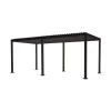 Coperture Per Esterno E Accessori- Pergola solaria "texas" in alluminio antracite 3x6 mt