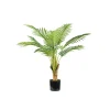 Hot Pianta di palma areca in polietilene con 9 foglie, 90 cm Fiori Artificiali