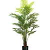 Fiori Artificiali- Pianta di palma areca in polietilene con 33 foglie, 160 cm