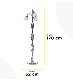 Outlet Piantana 3 luci 2alga
