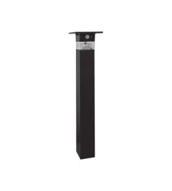 Illuminazione Per Esterno- Piantana led solare da esterno vtac nero 3000k