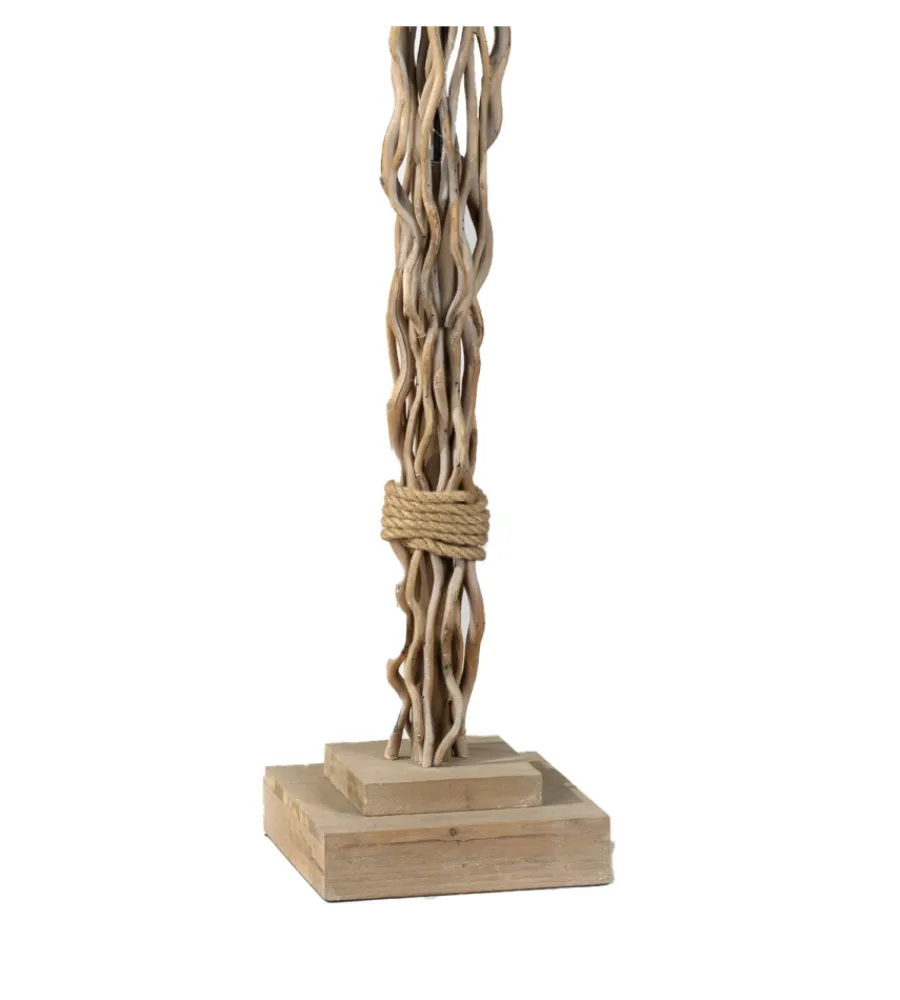 Illuminazione Per Interno-Onli Piantana "marica" legno e tessuto, e27