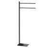 Accessori Bagno|Piantana portasalviette gedy "trilly" in acciaio inox nero