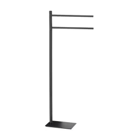 Accessori Bagno|Piantana portasalviette gedy "trilly" in acciaio inox nero