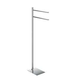 Piantana portasalviette gedy "trilly" in acciaio inox cromato Accessori Bagno
