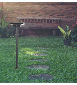 Illuminazione Per Esterno- Piantana solare da giardino 2w con sensore, 15,5x72 cm