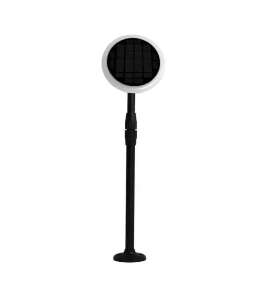 Sale Piantana solare led da esterno nero 3000k, 3w Illuminazione Per Esterno